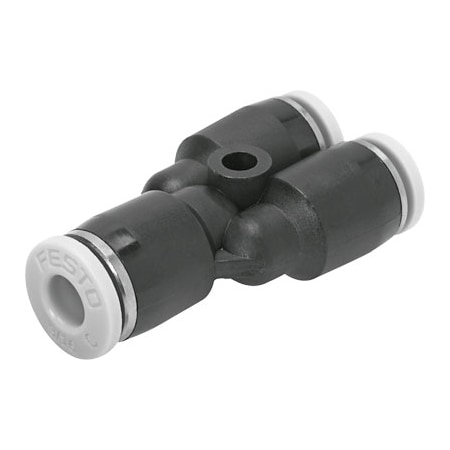 Push-In Y-Connector QBY-3/8T-1/4-U